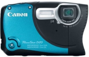 best waterproof camera - canon powershot d20
