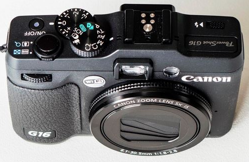 canon powershot g16 controls