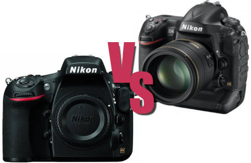 Nikon D810 vs Nikon D4